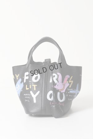 画像3: {SOLD}guernika ゲルニカ Cube Bag / size S / Black{GR-CB-3-BEA}{E-}