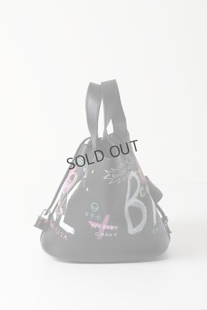 画像2: {SOLD}guernika ゲルニカ Cube Bag / size S / Black{GR-CB-3-BEA}{E-}