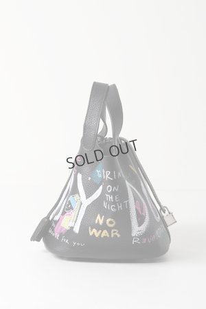 画像4: {SOLD}guernika ゲルニカ Cube Bag / size S / Black{GR-CB-3-BEA}{E-}