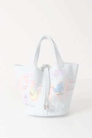 画像1:  {SOLD} guernika ゲルニカ Cube Bag / size S / Ice Blue{GR-CB-3-BEA}{E-}