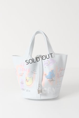 画像1: {SOLD}guernika ゲルニカ Cube Bag / size S / Ice Blue{GR-CB-3-BEA}{E-}