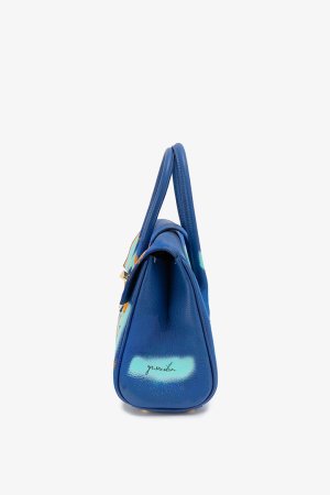 画像3: guernika ゲルニカ Ribbon Bag / Blue{GR-RB-1-BFS}