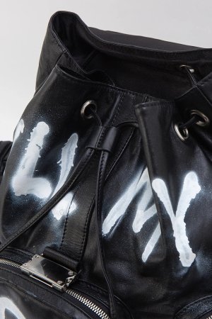 画像5: guernika ゲルニカ Paint Leather Back Pack{-BFS}