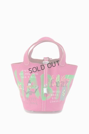 画像1: {SOLD}guernika ゲルニカ Cube Bag / size S / Vivid Pink{E-}{GR-CB-3-BFS}