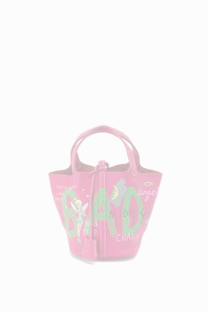 画像2:  {SOLD} guernika ゲルニカ Cube Bag / size S / Vivid Pink{E-}{GR-CB-3-BFS}