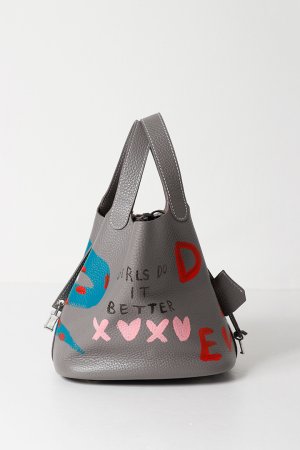 画像2: guernika ゲルニカ Cube Bag / size S / Gray{E-}{GR-CB-3-BFS}