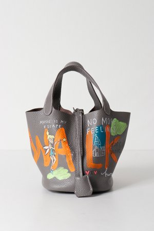 画像3: guernika ゲルニカ Cube Bag / size S / Gray{E-}{GR-CB-3-BFS}