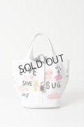 guernika ゲルニカ Cube Bag / size S / White{E-}{GR-CB-3-BFS}