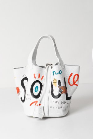 画像3: guernika ゲルニカ Cube Bag / size S / White{E-}{GR-CB-3-BFS}