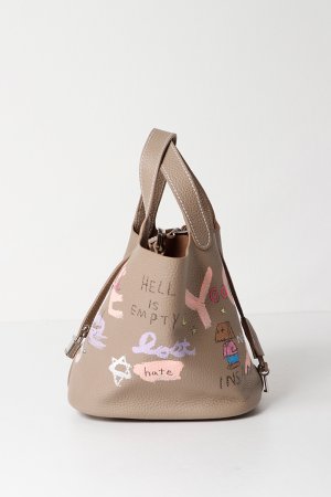 画像2: guernika ゲルニカ Cube Bag / size S / Beige{E-}{GR-CB-3-BFS}