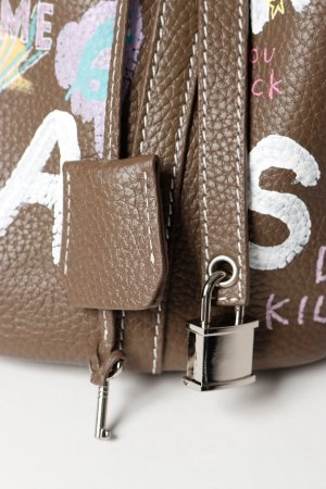 画像6: guernika ゲルニカ Cube Bag / size S / Brown{E-}{GR-CB-3-BFS}