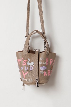 画像1: guernika ゲルニカ Cube Bag / size MINI /Beige{E-}{GR-MCB-1-BFS}