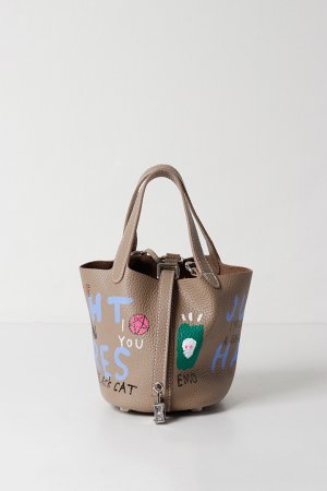 画像2: guernika ゲルニカ Cube Bag / size MINI /Beige{E-}{GR-MCB-1-BFS}