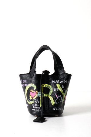 画像4: guernika ゲルニカ Cube Bag / size MINI / Black{GR-MCB-1-BFS}{E-}