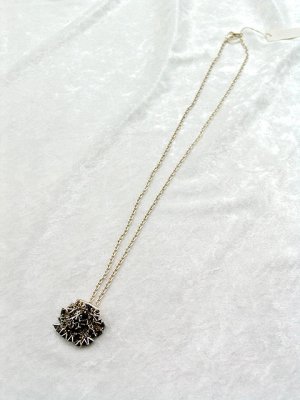 画像4: ▽ 70%OFF アウトレットセール68,200円→20,460円▽ e.m. イーエム シルバー／CZ ブラック ネックレス{-}