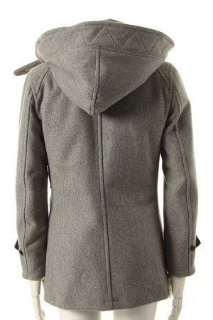 画像3: VADEL バデル cashmere melton vintage hooded pea coat{-AEA}