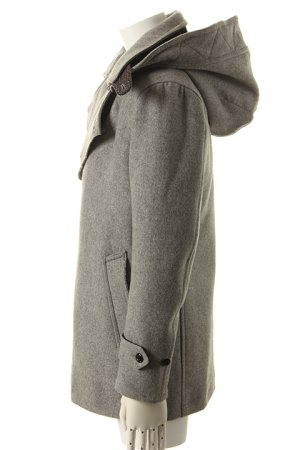 画像4: VADEL バデル cashmere melton vintage hooded pea coat{-AEA}