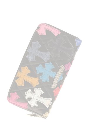 画像2:  {SOLD} CHROME HEARTS クロムハーツ キルティング セメタリークロスパッチ ウォレット {-AHS}  :CH-1801-06-F 