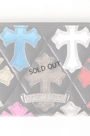 画像3: {SOLD}CHROME HEARTS クロムハーツ キルティング セメタリークロスパッチ ウォレット(A){-AHA}