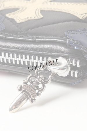 画像4: {SOLD}CHROME HEARTS クロムハーツ キルティング セメタリークロスパッチ ウォレット(A){-AHA}