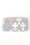  {SOLD} CHROME HEARTS クロムハーツ キルティング セメタリークロスパッチ ウォレット(B) {-AHA}  :CH-1901-02-F 