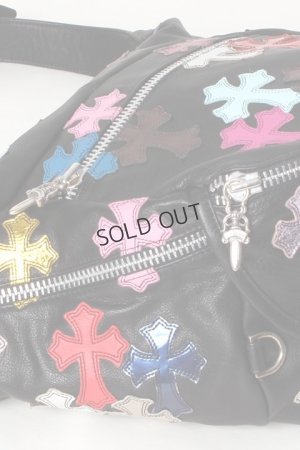 画像10: {SOLD}CHROME HEARTS クロムハーツ キルティング セメタリークロスパッチ ボディバッグ{-AHA}