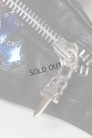 画像9: {SOLD}CHROME HEARTS クロムハーツ キルティング セメタリークロスパッチ ボディバッグ{-AHA}