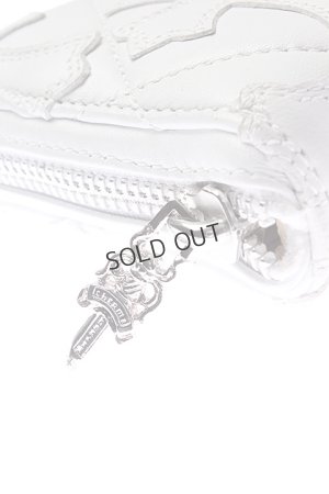 画像3: {SOLD}CHROME HEARTS クロムハーツ クロスパッチセメタリーキルテッドレザーラウンドファスナーロングウォレット{CH-201602-03-WHT-AFS}