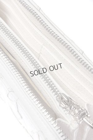 画像7: {SOLD}CHROME HEARTS クロムハーツ クロスパッチセメタリーキルテッドレザーラウンドファスナーロングウォレット{CH-201602-03-WHT-AFS}