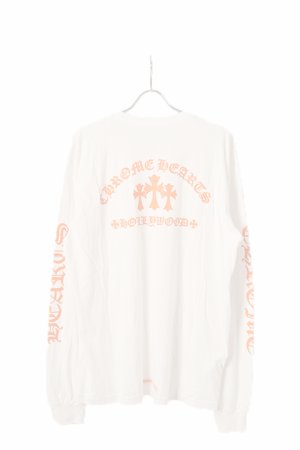 画像1:   CHROME HEARTS クロムハーツ ロングスリーブTシャツ {-BCS}  :CH-202306-01-WHT-XL 