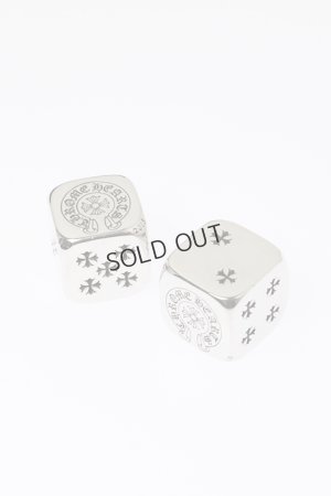 画像1: {SOLD}CHROME HEARTS クロムハーツ DICE シルバーサイコロ2個セット{-BAA}