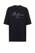 BALMAIN バルマン Balmain シグネチャー エンブロイダリー Tシャツ{-BDS}