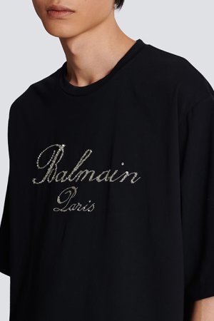 画像8: 【 30%OFF セール187,000円→130,900円】 BALMAIN バルマン Balmain シグネチャー エンブロイダリー Tシャツ{-BDS}