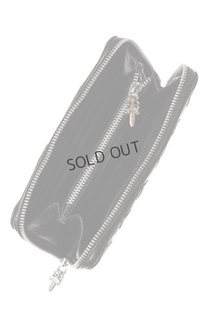 画像5: {SOLD}CHROME HEARTS クロムハーツ QUILTING CROSS(キルティングクロス) WALLET{CH-201706-02-BLK-AGS}