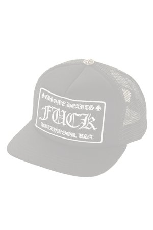 画像1:   CHROME HEARTS クロムハーツ "FUCK" HOLLYWOOD, USA CAP {CH-201706-04-BLK-AGS}  :CH20170604-BLK-OS 