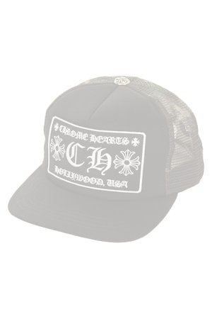 画像1:   CHROME HEARTS クロムハーツ "CH" HOLLYWOOD, USA CAP {CH-201706-05-BLK-AGS}  :CH20170605-BLK-OS 