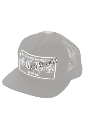 画像1: {SOLD}CHROME HEARTS クロムハーツ "CH" PARIS CAP{CH-201706-06-BLK-AGS}