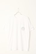   CHROME HEARTS クロムハーツ クルーネックショートスリーブTシャツ {408129111WHT***763-BCA}  :CH202309-01-WHT 