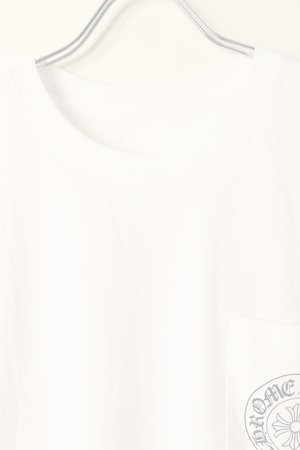 画像2:   CHROME HEARTS クロムハーツ クルーネックショートスリーブTシャツ {408129111WHT***763-BCA}  :CH202309-01-WHT 