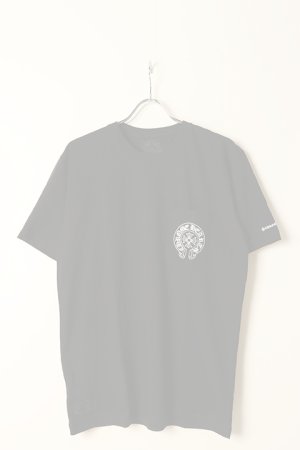 画像1:   CHROME HEARTS クロムハーツ クルーネックショートスリーブTシャツ {408129111BLK***762-BCA}  :CH202309-02-BLK 