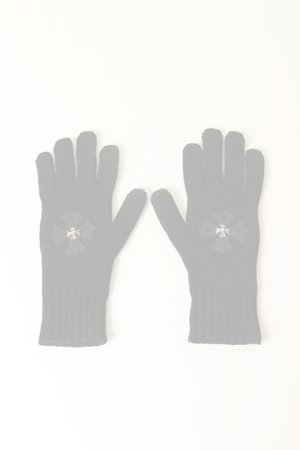 画像1:   CHROME HEARTS クロムハーツ グローブ {312196396******050-BCA}  :CH202309-09-BLK-F 