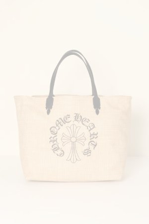 画像1:   CHROME HEARTS クロムハーツ ラージビーチバッグ CHホースシュー {-BCA}  :CH202311-01-BEG-F 