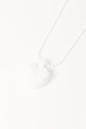 画像1:   CHROME HEARTS クロムハーツ ハートネックレス {-BDS}  :CH202403-19-WHT-F 