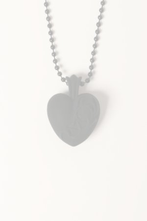 画像3:   CHROME HEARTS クロムハーツ ハートネックレス {-BDS}  :CH202403-20-BLK-F 