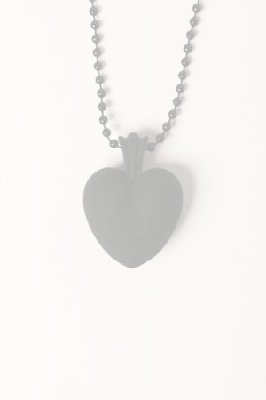 画像4:   CHROME HEARTS クロムハーツ ハートネックレス {-BDS}  :CH202403-20-BLK-F 