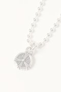   CHROME HEARTS クロムハーツ ピースサインネックレス {-BDS}  :CH202406-14-F 