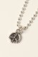 画像1: {SOLD}CHROME HEARTS クロムハーツ ピースサインネックレス{-BDS} (1)