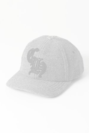 画像1:   CHROME HEARTS クロムハーツ ウール キャップ CHレザーパッチ {-BDA}  :CH202411-01-GRY-F 