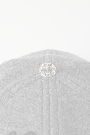 画像4:   CHROME HEARTS クロムハーツ ウール キャップ CHレザーパッチ {-BDA}  :CH202411-01-GRY-F 
