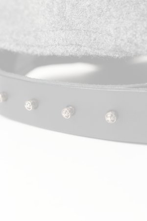 画像9:   CHROME HEARTS クロムハーツ ウール キャップ CHレザーパッチ {-BDA}  :CH202411-01-GRY-F 